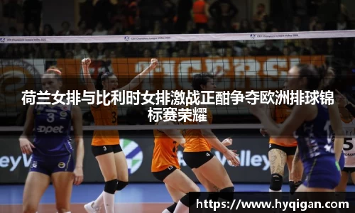 荷兰女排与比利时女排激战正酣争夺欧洲排球锦标赛荣耀